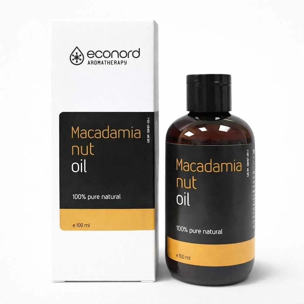 Pagaminta ES pagal Baltkontrakt užsakymą Makadamijų riešutų aliejus Econord, 100ml