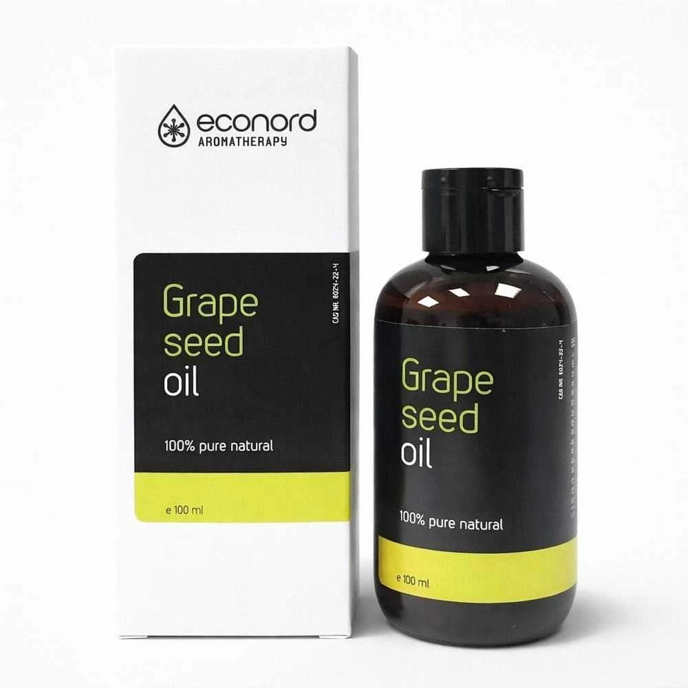 Pagaminta ES pagal Baltkontrakt užsakymą Vynuogių kauliukų aliejus Econord, 100ml