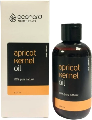 Pagaminta ES pagal Baltkontrakt užsakymą Abrikosų kauliukų aliejus Econord, 100ml