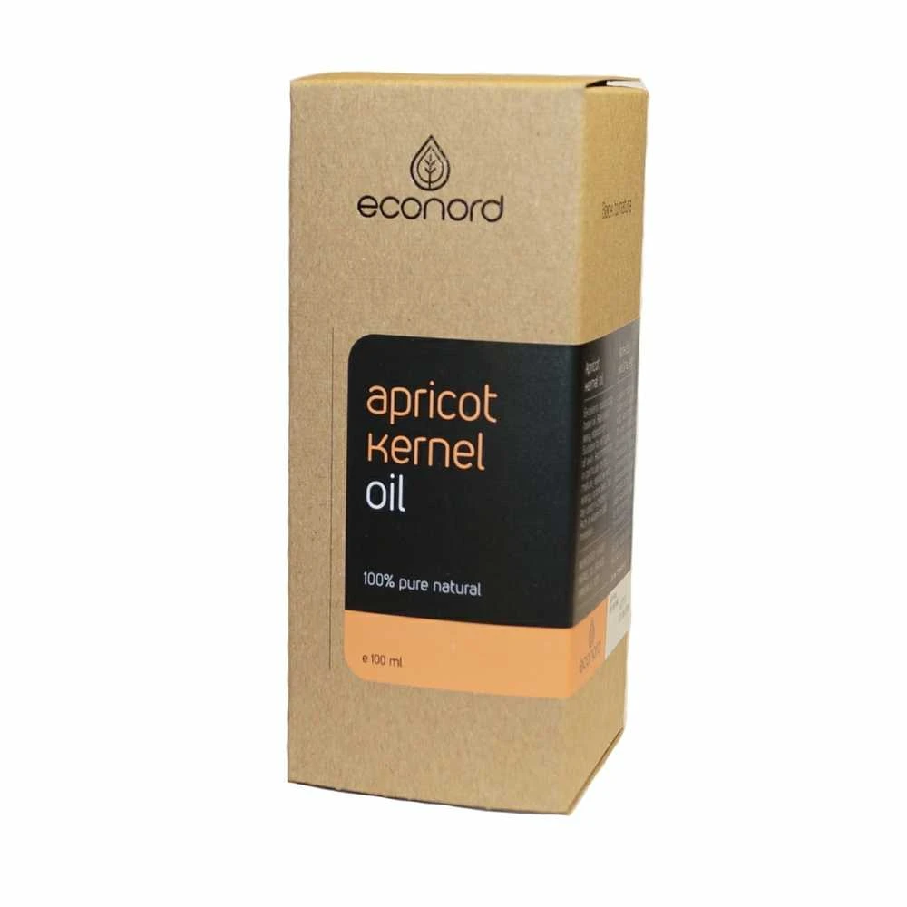 Pagaminta ES pagal Baltkontrakt užsakymą Abrikosų kauliukų aliejus Econord, 100ml