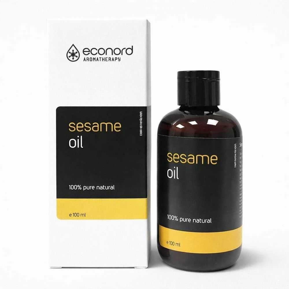 Pagaminta ES pagal Baltkontrakt užsakymą Sezamų aliejus Econord, 100ml
