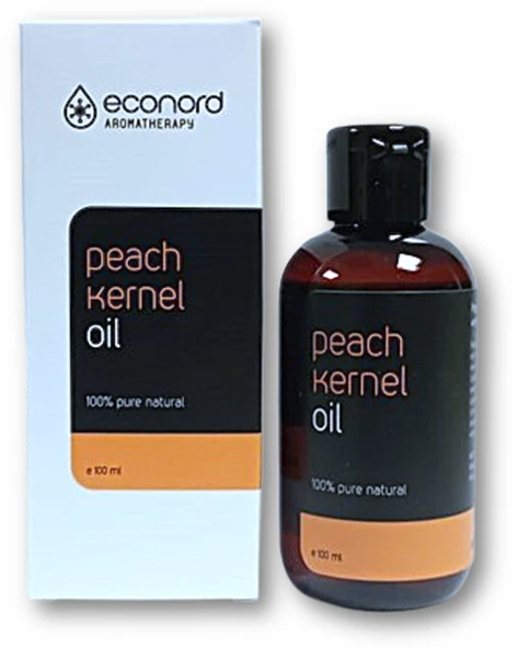 Pagaminta ES pagal Baltkontrakt užsakymą Persikų kauliukų aliejus Econord, 100ml