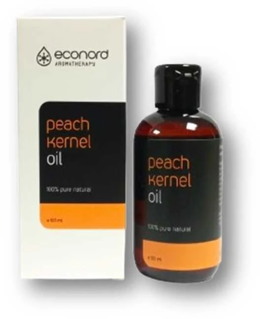Pagaminta ES pagal Baltkontrakt užsakymą Persikų kauliukų aliejus Econord, 100ml