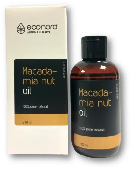 Pagaminta ES pagal Baltkontrakt užsakymą Makadamijų riešutų aliejus Econord, 100ml