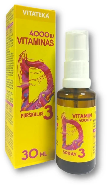 Vitateka Purškiamas vitaminas D3 4000 TV