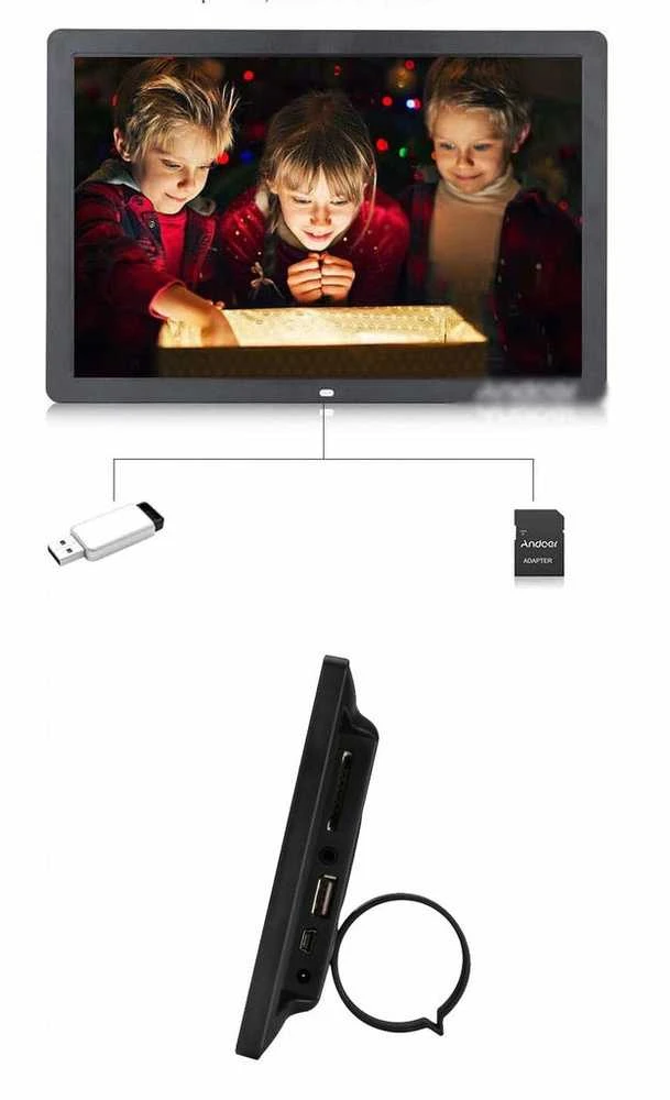 10" IPS HD skaitmeninis nuotraukų rėmelis