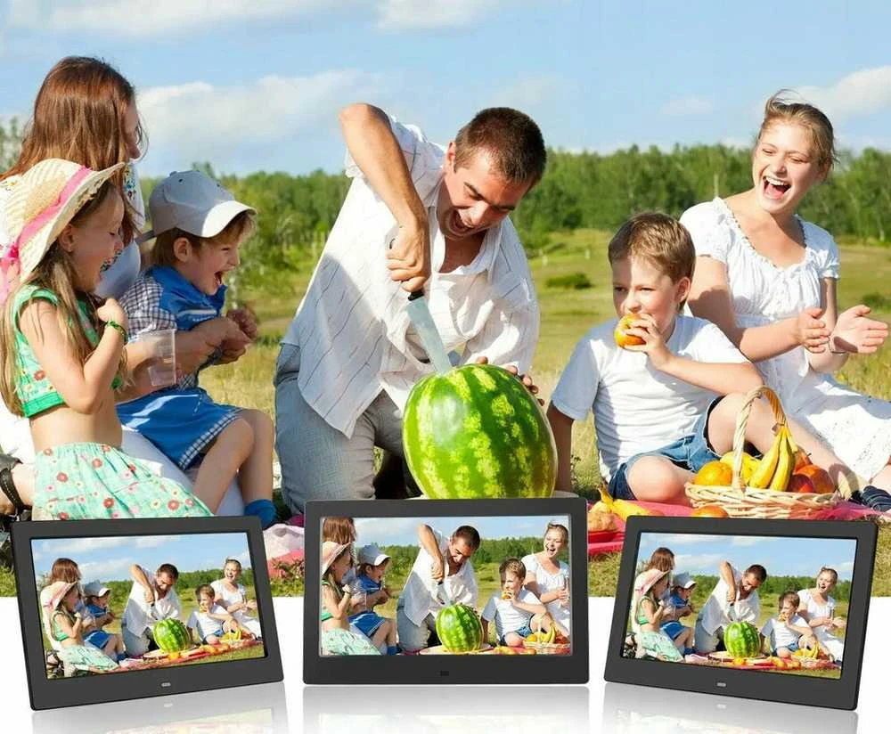 10.1" FRAMEO skaitmeninis nuotraukų rėmelis juodas