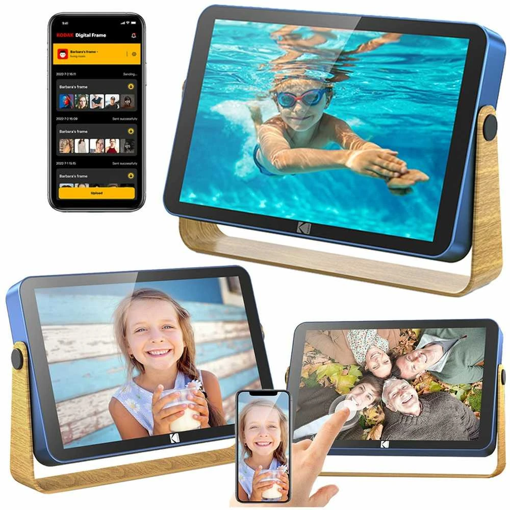 10.1" mėlynas WiFi skaitmeninis nuotraukų rėmelis RWF-108V