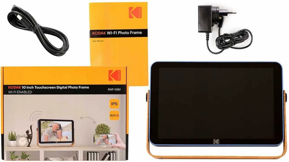 10.1" mėlynas WiFi skaitmeninis nuotraukų rėmelis RWF-108V