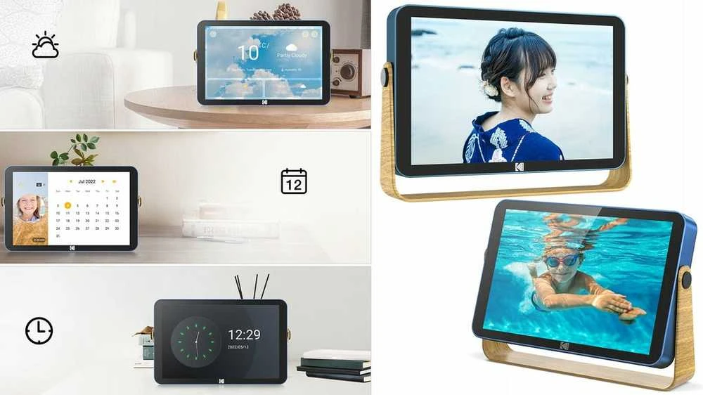 10.1" mėlynas WiFi skaitmeninis nuotraukų rėmelis RWF-108V