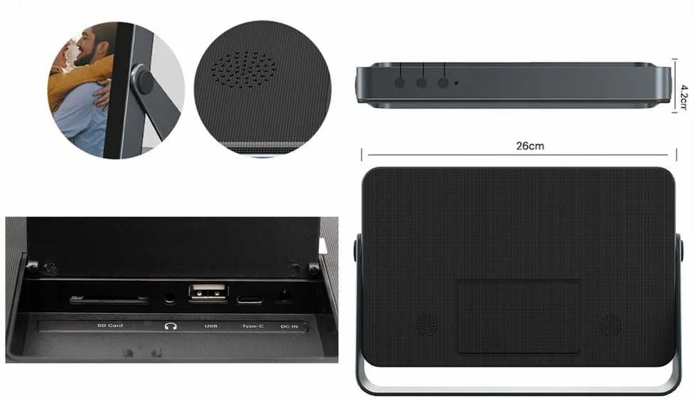 10.1" mėlynas WiFi skaitmeninis nuotraukų rėmelis RWF-108V