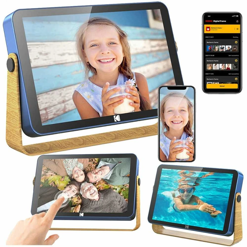 10.1" mėlynas WiFi skaitmeninis nuotraukų rėmelis RWF-108V