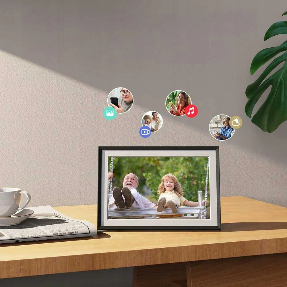 10.1" WiFi IPS jutiklinis nuotraukų rėmelis 32GB