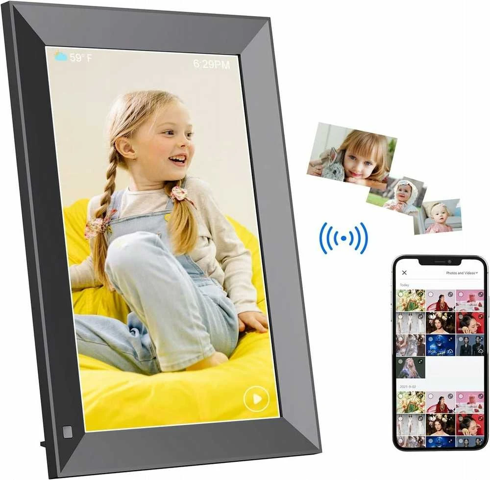 10.1" WiFi IPS skaitmeninis nuotraukų rėmelis 1280x800
