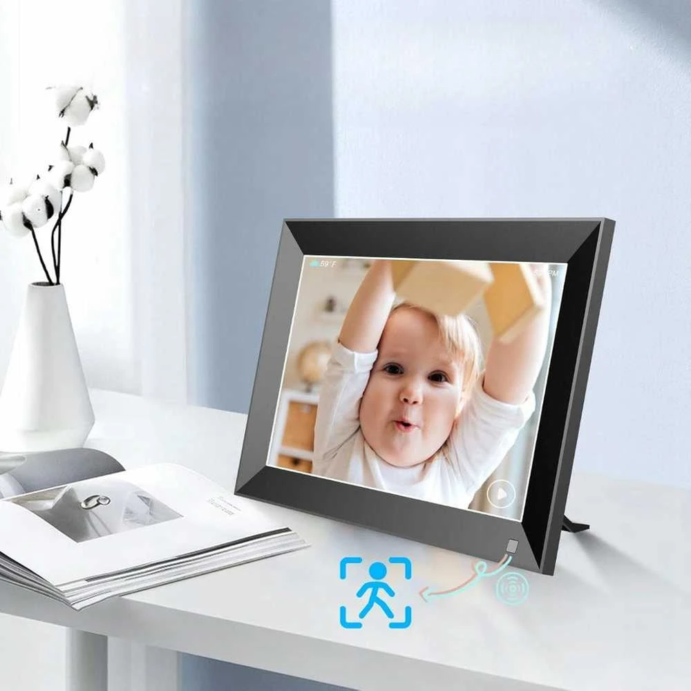 10.1" WiFi IPS skaitmeninis nuotraukų rėmelis 1280x800