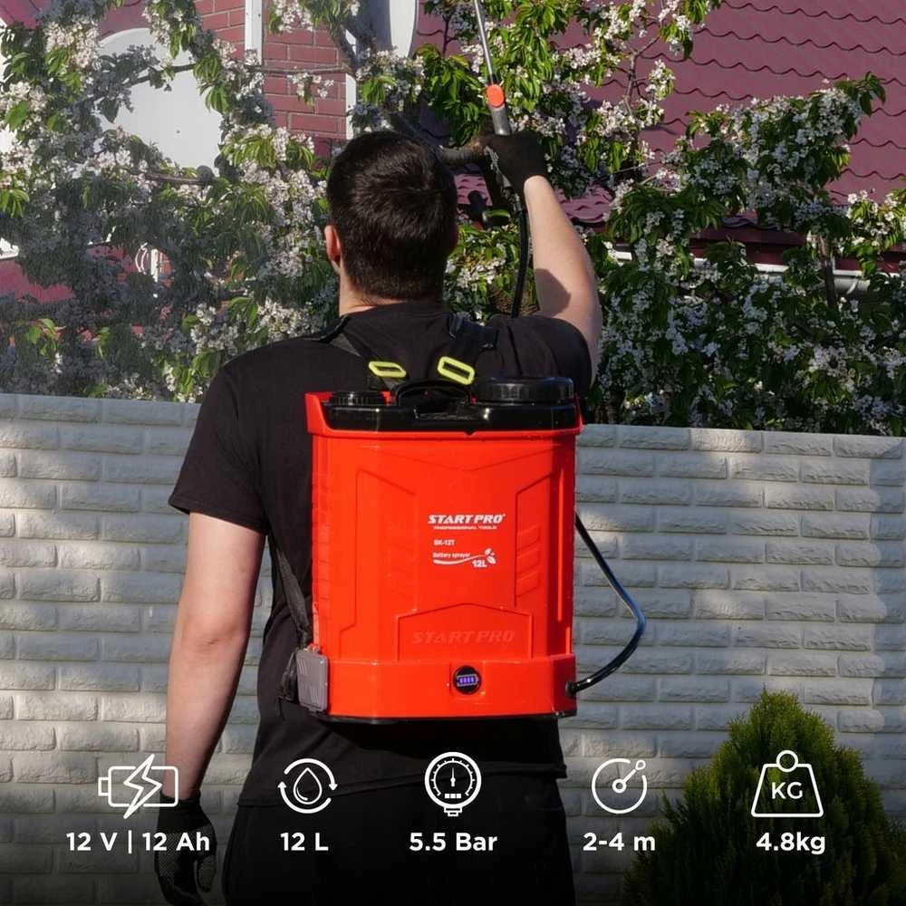 12L elektrinis purkštuvas su ličio baterija