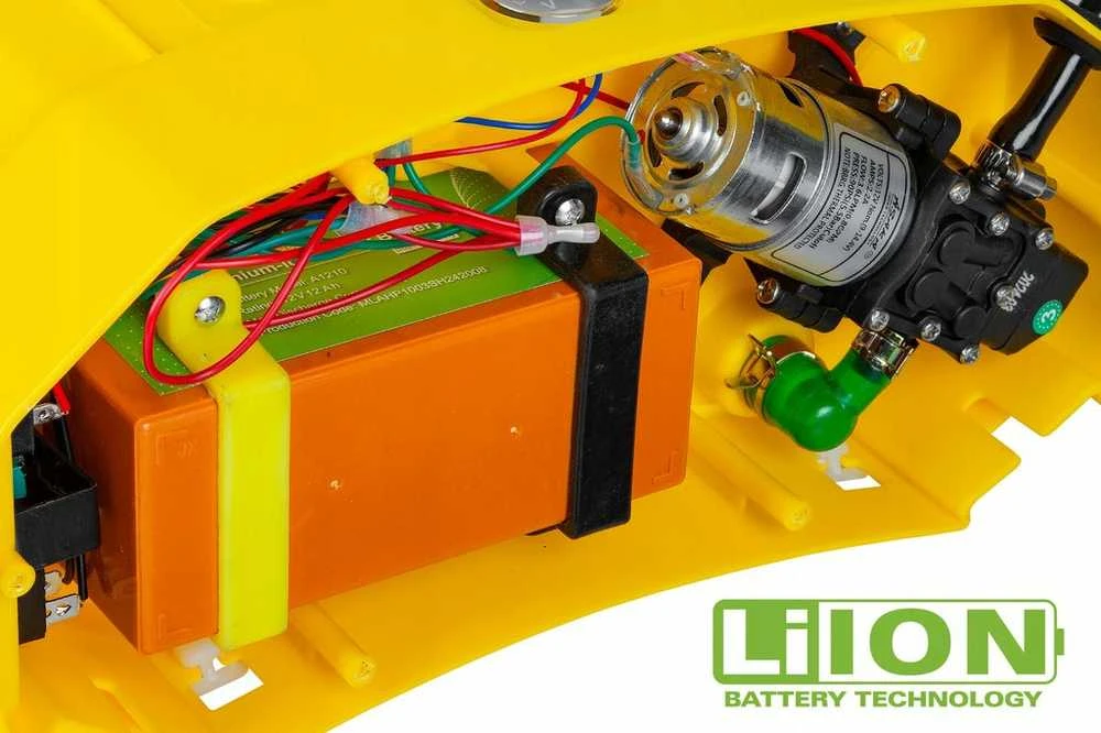 12L elektrinis purkštuvas su ličio baterija ir antgaliu