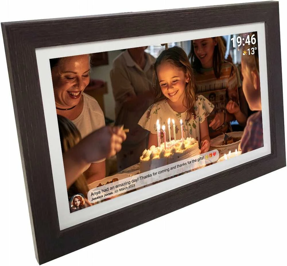 15.6" rudas skaitmeninis nuotraukų rėmelis