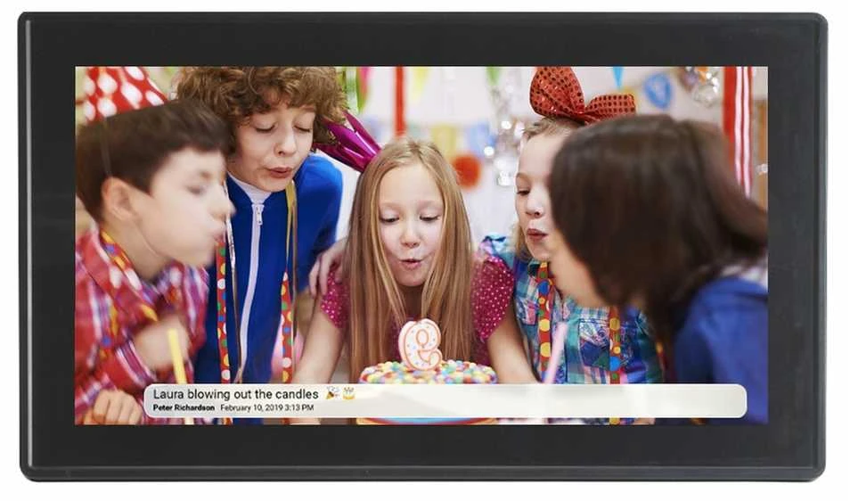 15.6" skaitmeninis jutiklinis nuotraukų rėmelis