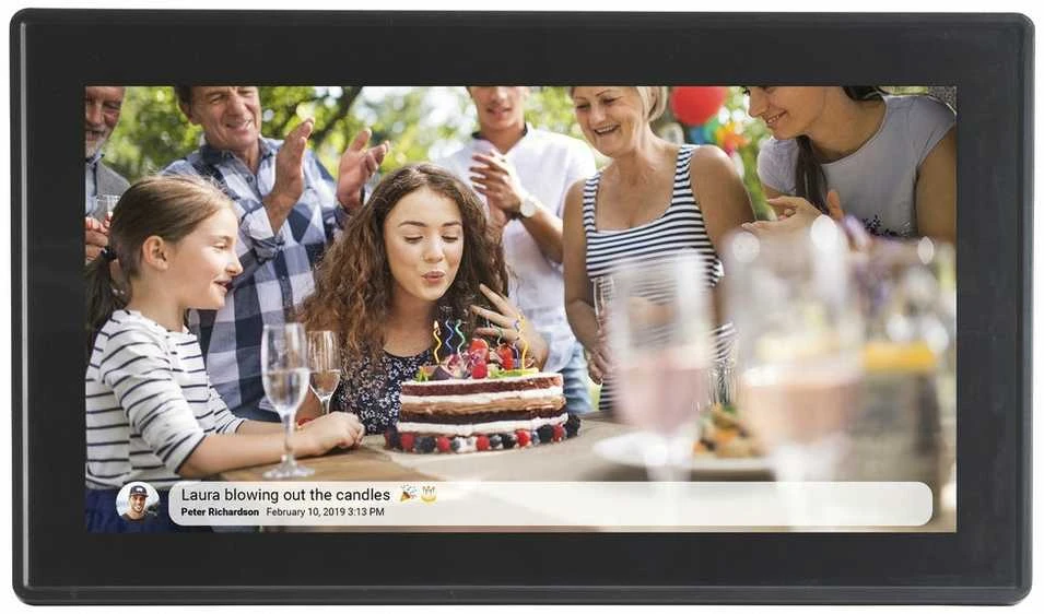 15.6" skaitmeninis jutiklinis nuotraukų rėmelis