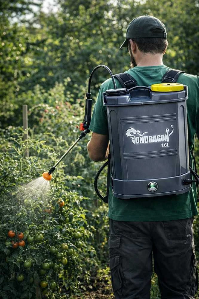 16L akumuliatorinis kuprinis purkštuvas