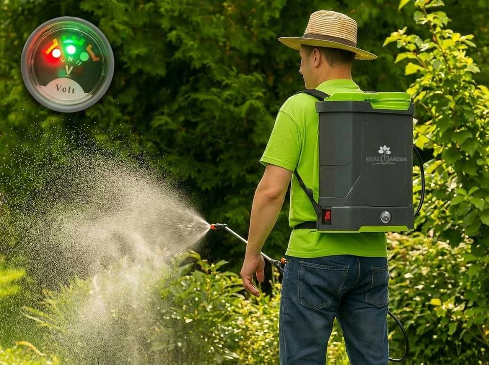 16L akumuliatorinis purkštuvas 12V sodui