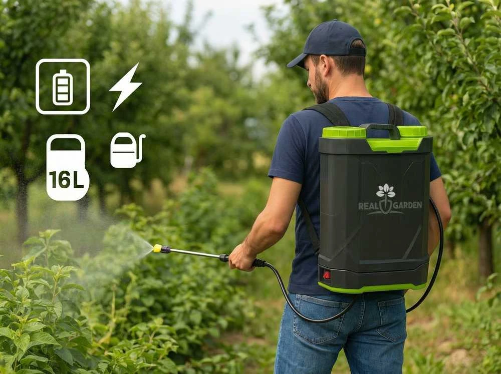 16L akumuliatorinis purkštuvas 12V sodui