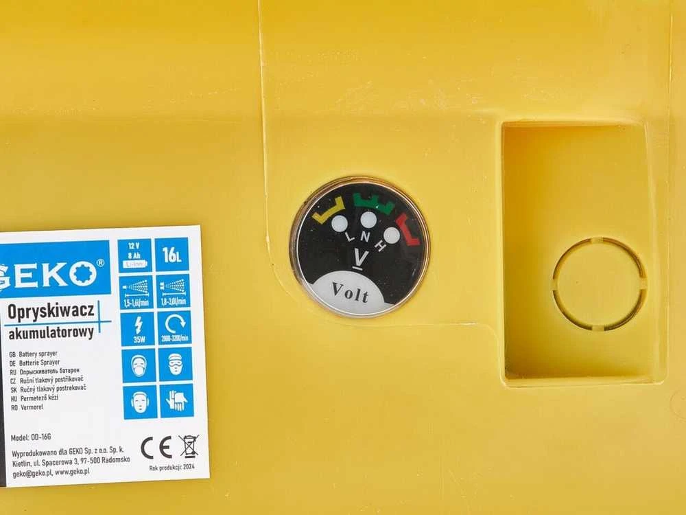 16L akumuliatorinis purkštuvas su priedais