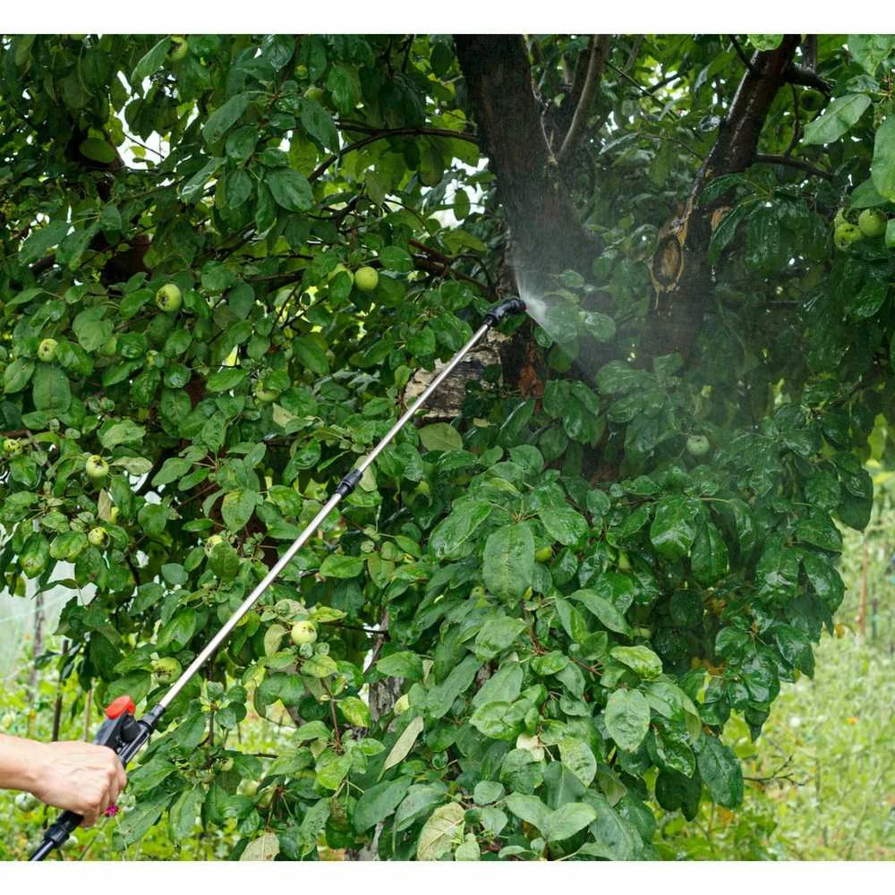 16L elektrinis kuprinis purkštuvas su antgaliais