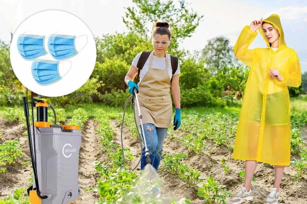 16L kuprinis purkštuvas su reguliuojamu slėgiu