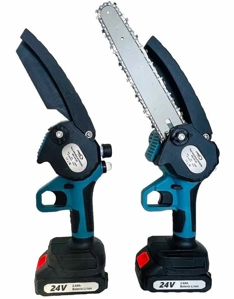 24V akumuliatorinis mini grandininis pjūklas