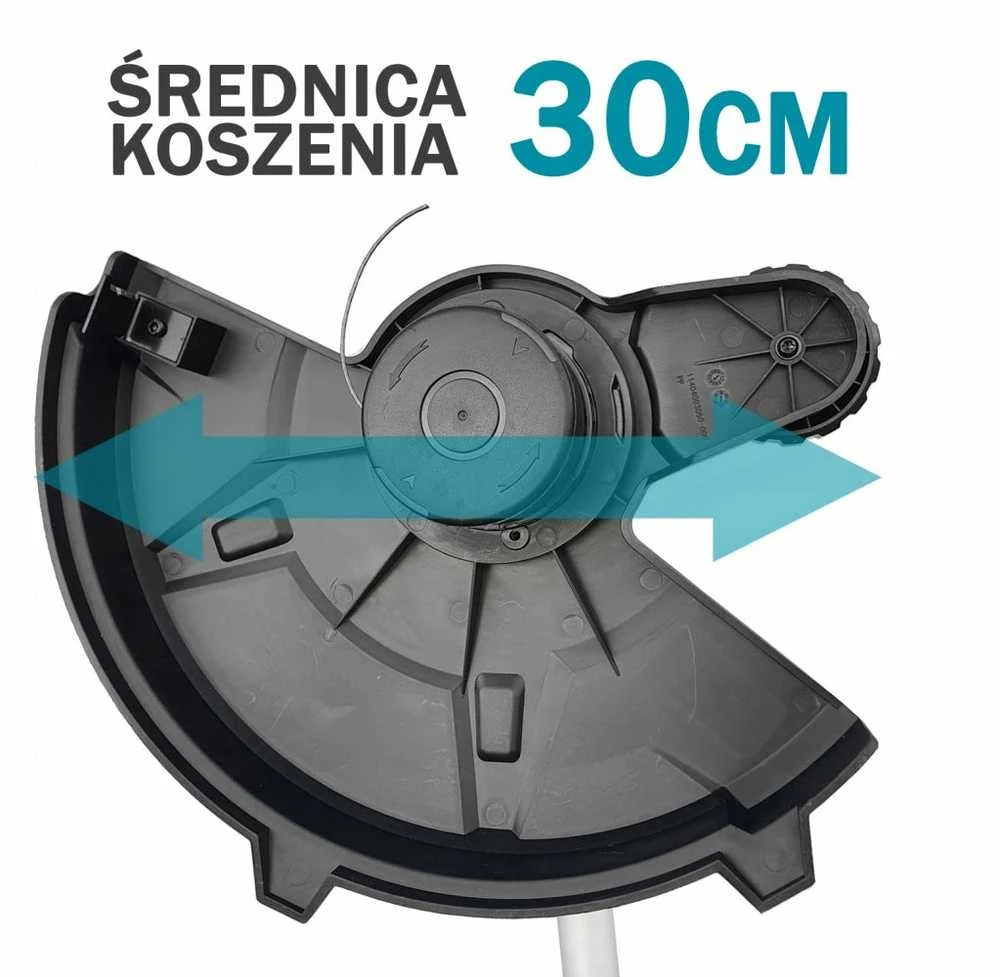 30 cm akumuliatorinė krūmapjovė su 2Ah baterija AG220