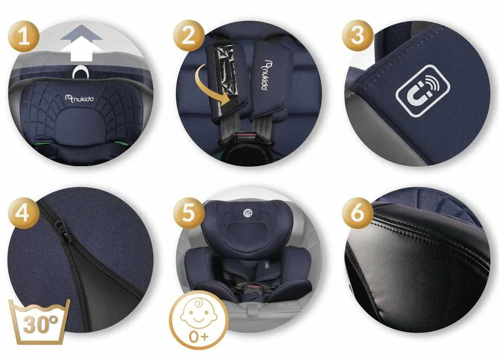 Aero 360 pasukama kėdutė 0-36 kg
