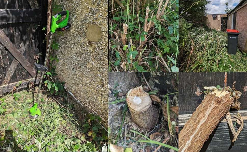 Akumuliatorinė krūmapjovė – 2 akumuliatorių rinkinys