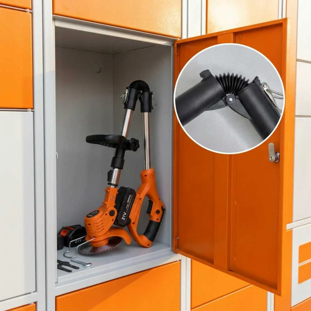 Akumuliatorinė krūmapjovė 2x 21V teleskopinė su ratukais