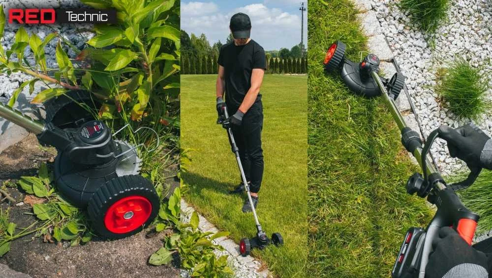 Akumuliatorinė krūmapjovė ant ratukų XXL