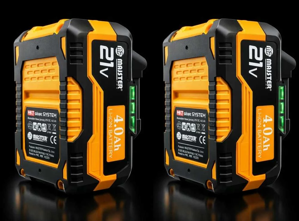 Akumuliatorinis elektrinis grandininis pjūklas 2x 4Ah Majster PRO