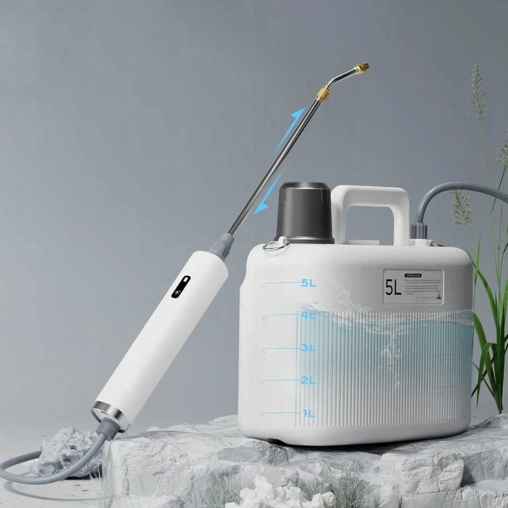 Akumuliatorinis elektrinis kuprininis slėginis sodo purkštuvas 5 l
