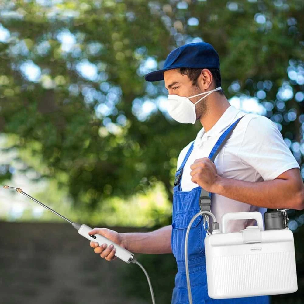 Akumuliatorinis elektrinis kuprininis slėginis sodo purkštuvas 5 l