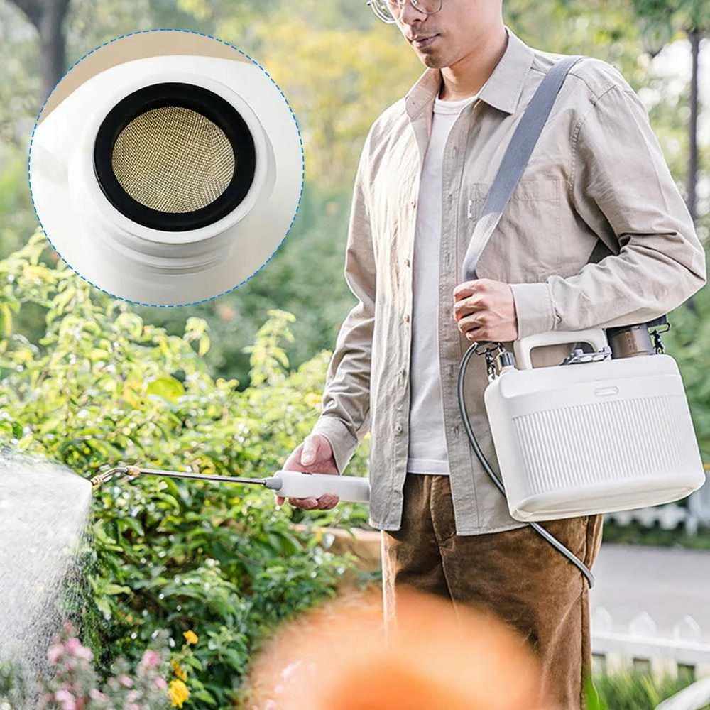 Akumuliatorinis elektrinis kuprininis slėginis sodo purkštuvas 5 l