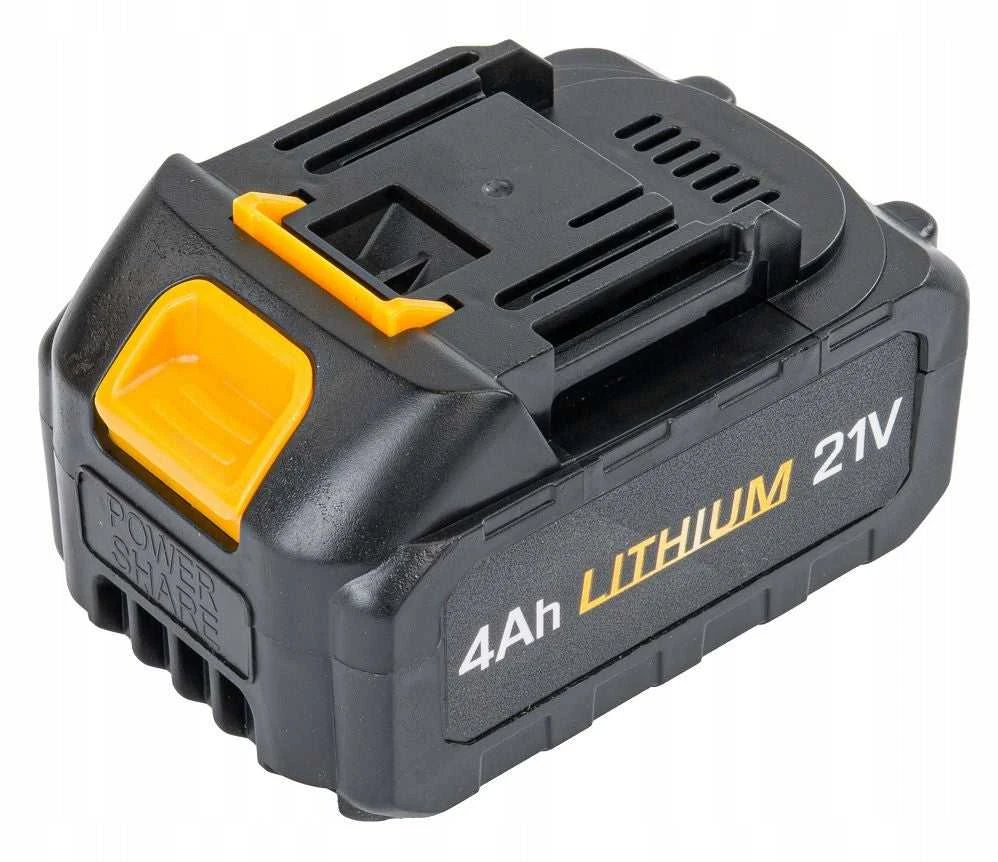 Akumuliatorinis grandininis pjūklas medienai 2x 21V 4Ah 30 cm