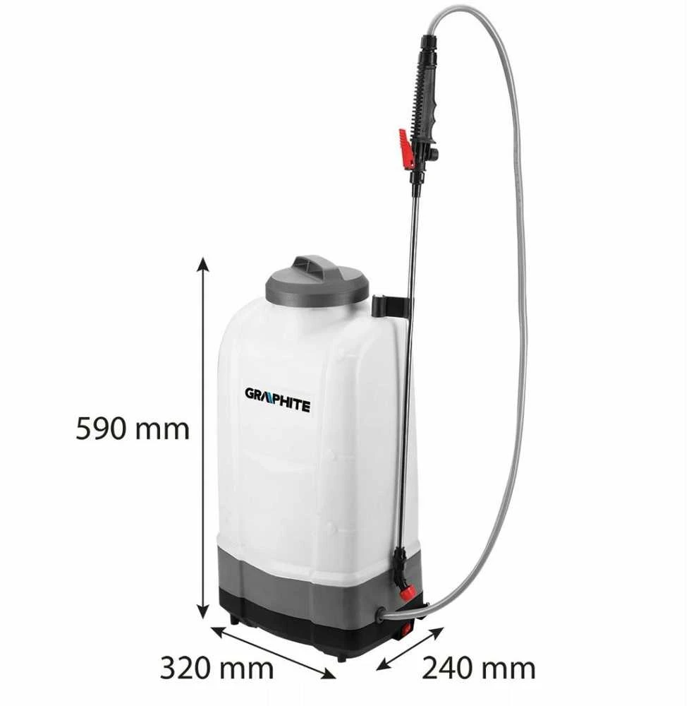 Akumuliatorinis purkštuvas 15 l 18 V