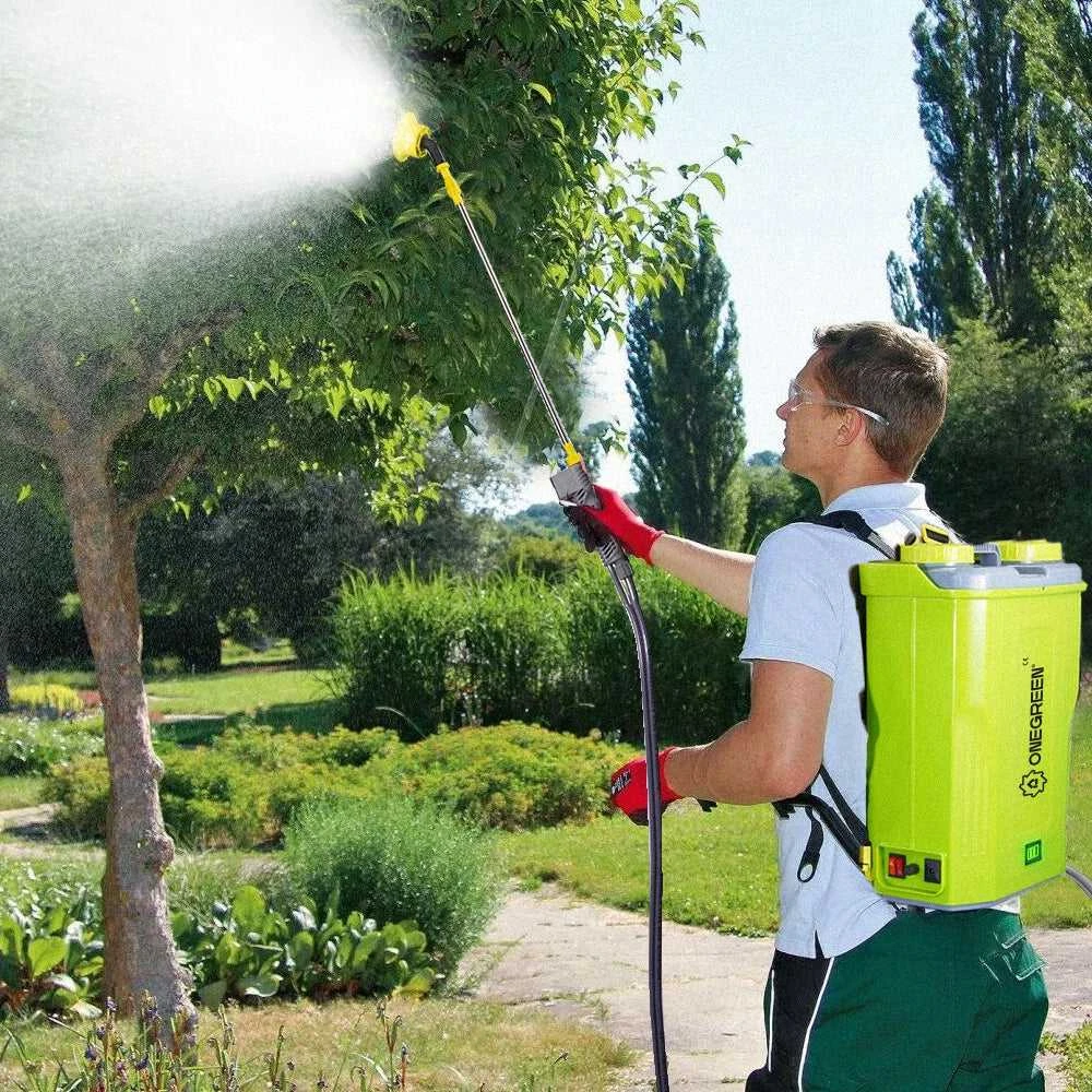 Akumuliatorinis slėginis purkštuvas 20 l su 2 baterijomis