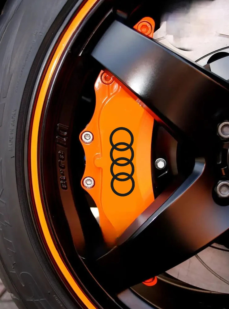 Audi Karščiui atsparūs suportų lipdukai