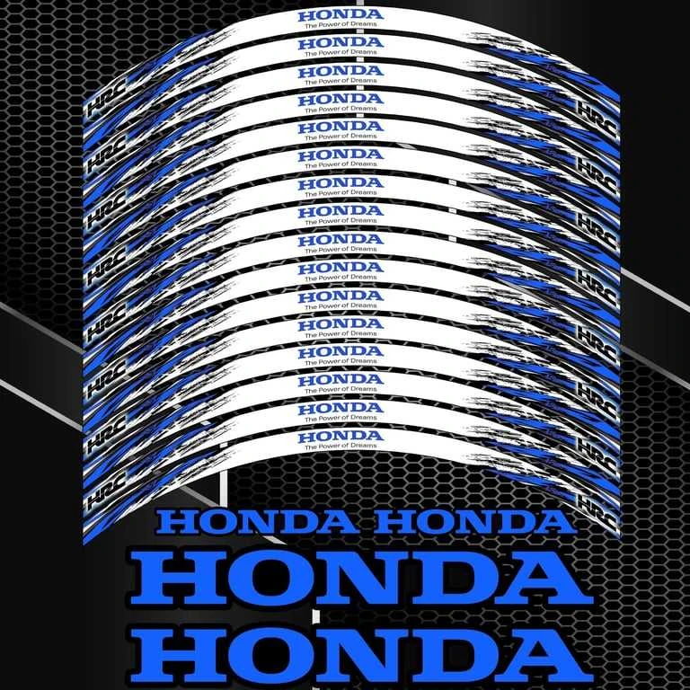 Aukštos kokybės HONDA ratlankių lipdukai sportinei išvaizdai