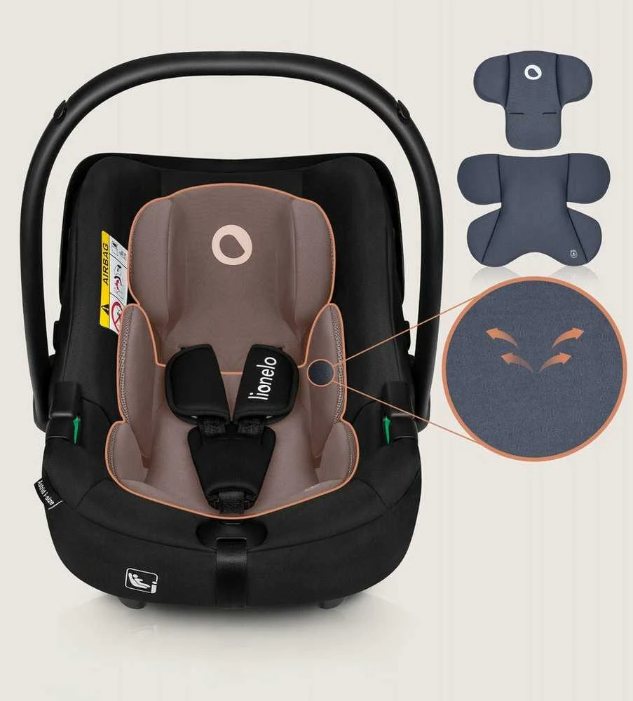 Lionelo Automobilinė kėdutė 0-13 kg ADAC juoda