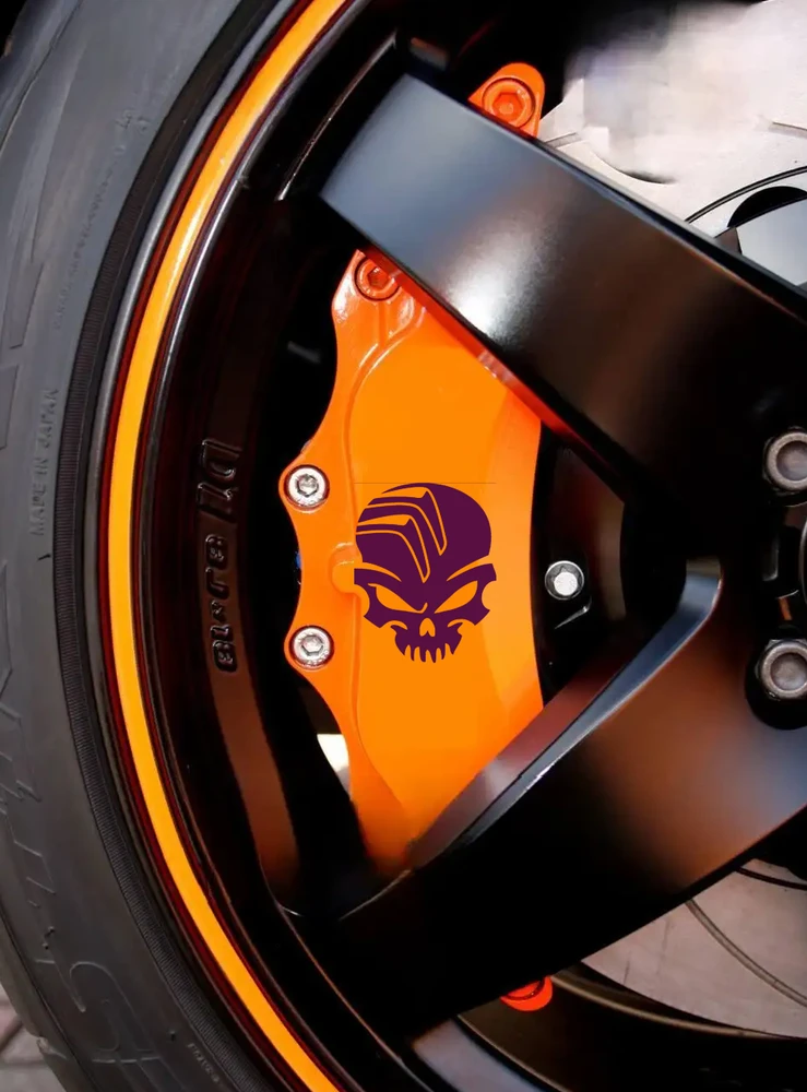 Citroen skull karščiui atsparūs suportų lipdukai