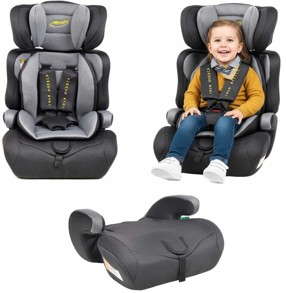 Cosmo i-Size kėdutė 76-150 cm 9-36 kg pilka