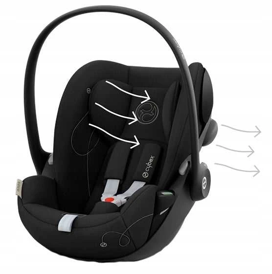 CYBEX Cloud G i-Size kėdutė 0-13 kg juoda