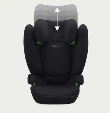 Cybex Solution B i-Fix kėdutė 15-50 kg juoda